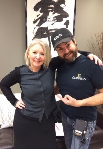 jane at BTCalgary with guy